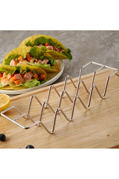 SYNOPE Stainless Steel Taco Holder - Stringing Wire Tray Attachment