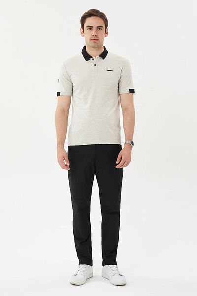 Exuma Γκρι μπλουζάκι με γιακά Polo M 1412036-057