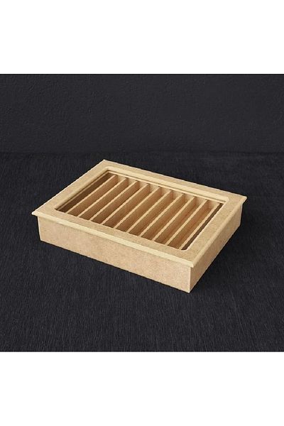 Altınyapı Hobi Market Raw Mdf Rosary Box - Compartments and Unpainted