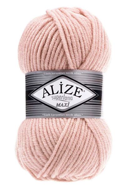 Alize 5 τεμ. Süperlana Maxi Crystal Pink 523 Χοντρό πλεκτό σχοινί γιλέκο ζακέτα με νήματα μαντήλια Beanie πουλόβερ
