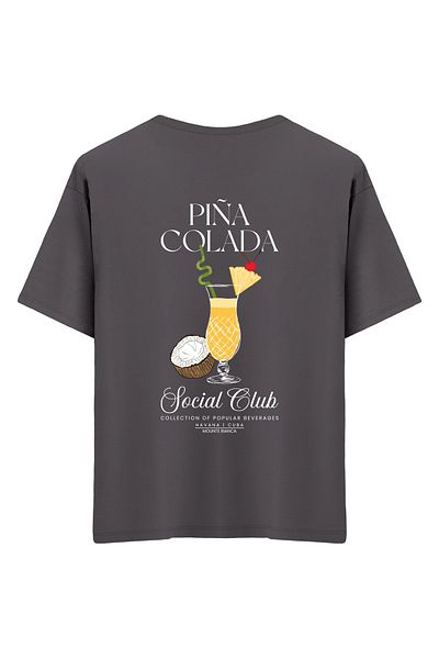 Mounte Bianca Μπλουζάκι Unisex Pina C - Oversize
