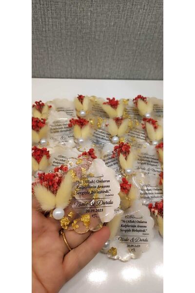 ARMAGAN BEBEK NİKAH ŞEKERİ Epoksi Nişan,Nikah,Bebek Magneti