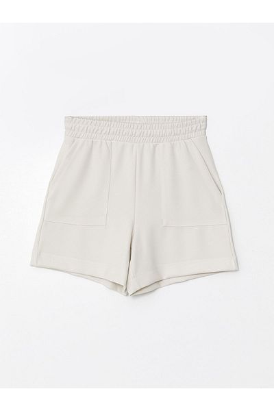 LC Waikiki Gerade Shorts für Damen – Elastischer Bund