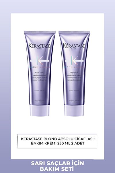 Kerastase Blond Absolu Cicaflash Sarı Saçlar için Parlaklık Veren Set