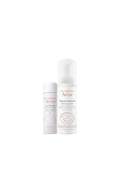 Avene Mousse Nettoyante Cilt Temizleme Köpüğü 150ml + Eau Thermale Termal Su 50 Ml