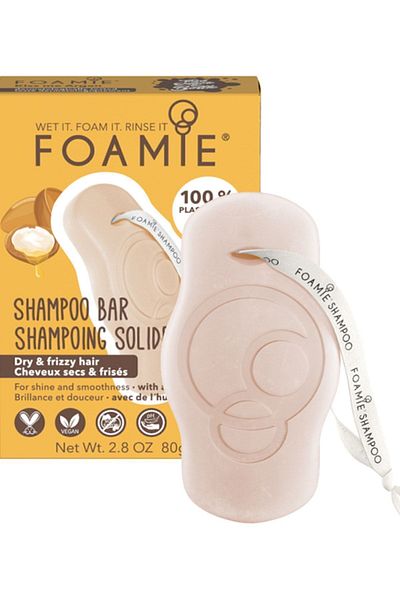 Foamie Argan Death Kiss Me Shampoo Bar - 80 G Solid Shampoo for Dry Hair