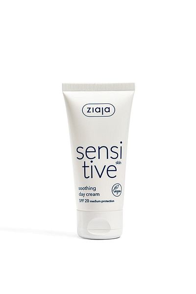 Ziaja كريم نهاري مهدئ للبشرة الحساسة بمعامل حماية من الشمس SPF20 50 مل