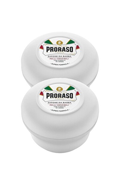 Proraso Beyaz Seri Yeşil Çay Yulaf Özlü Tıraş Sabunu 150 ml 2 Adet