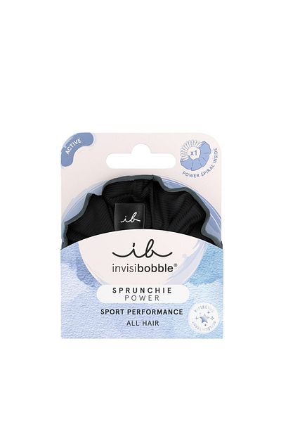 InvisiBooble Invisibobble Sprunchie - دبوس شعر أسود من بانتيرا باور