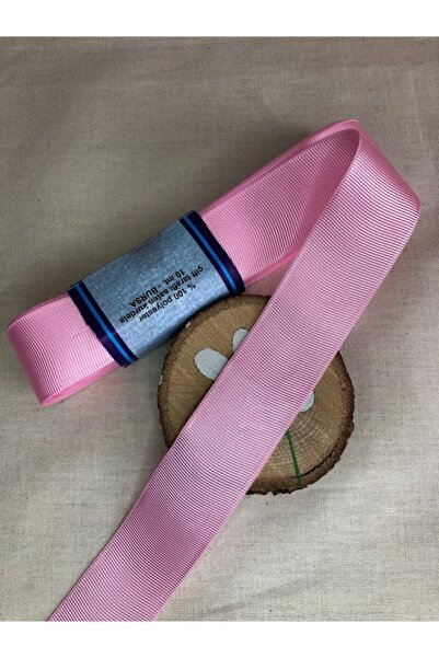 Kreatif Mağaza Panglică grosgrain roz pentru bebeluși de 10 metri (3 CM LĂȚI)...