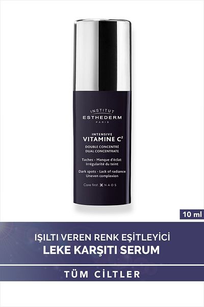 Institut Esthederm Intensives Vitamin-C2-Serum, hauttonausgleichendes, aufhellendes, wirksames, wundersames, konzentriertes Serum, 10 ml