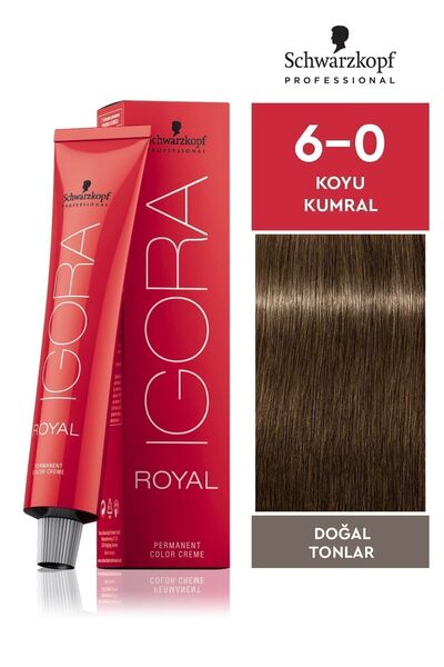 Igora Royal Doğal Tonlar 6-0 Koyu Kumral 60ml