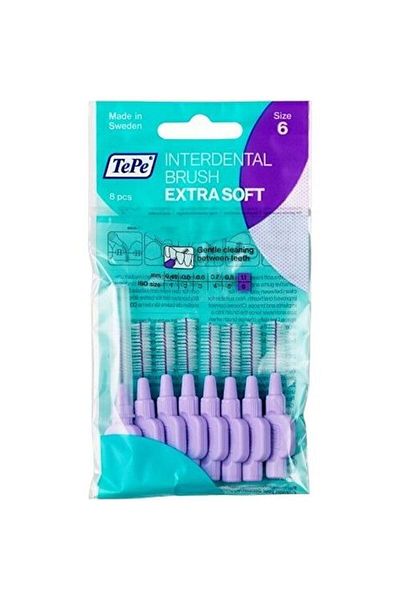 TePe Purple Interdental Brush Extra X Soft Interface Brush - 1.1.Mm 8 Li