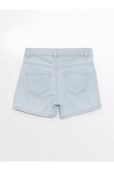 LC Waikiki Dívčí vyšívané džínové šortky