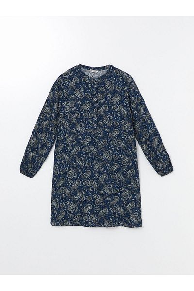 LC Waikiki Patterned Crew Neck Women's Tunic