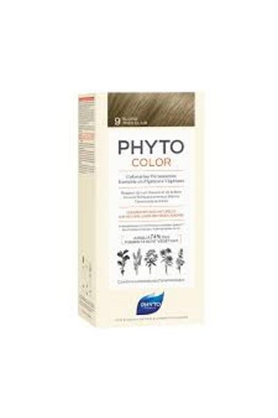 Phyto Phytocolor 9 hellblonde, ammoniakfreie, permanente pflanzliche Haarfärbemittel