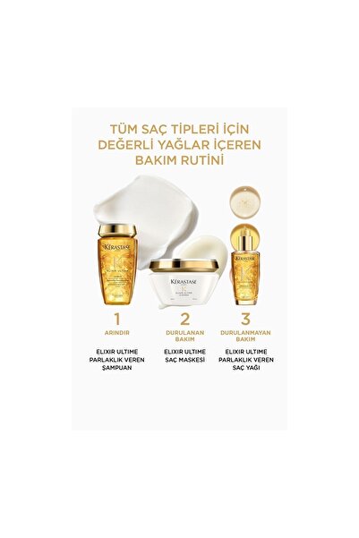 Kerastase Elixir Ultime Le Bain - Argan Yağlı Güçlendirici-İnanılmaz Parlak Saçlar İçin Şampuan 250ml8.5fl.oz