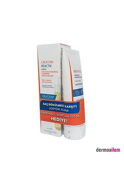 Ducray Creastim Reactiv Lotion 60 Ml + Anaphase Shampoo Set
