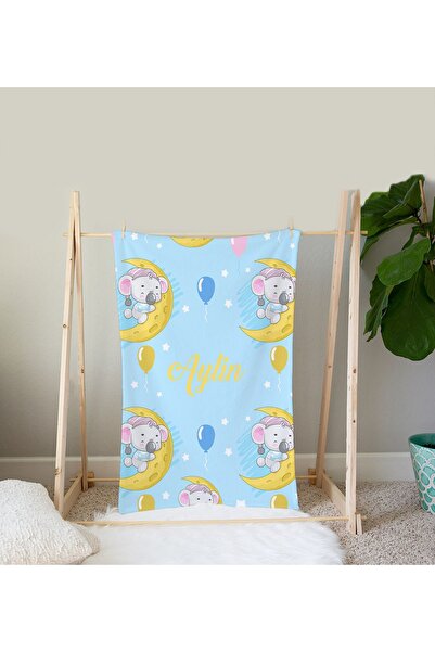 EJOYA Kişiye Özel Isimli Polar Bebek Battaniyesi 90312