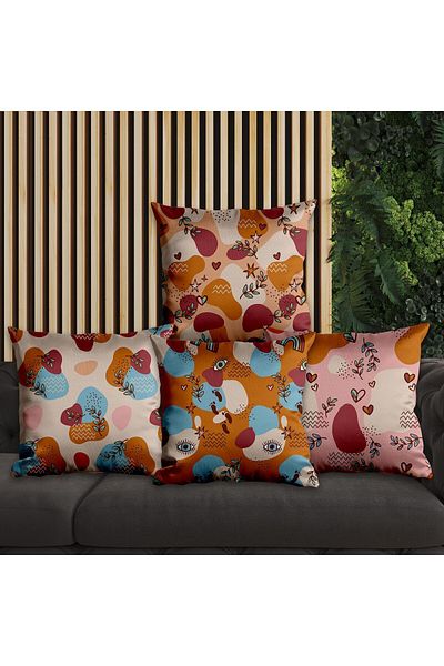 EJOYA 45cm Modern Design 4-piece Pillow and Throw Pillow Set - 113745