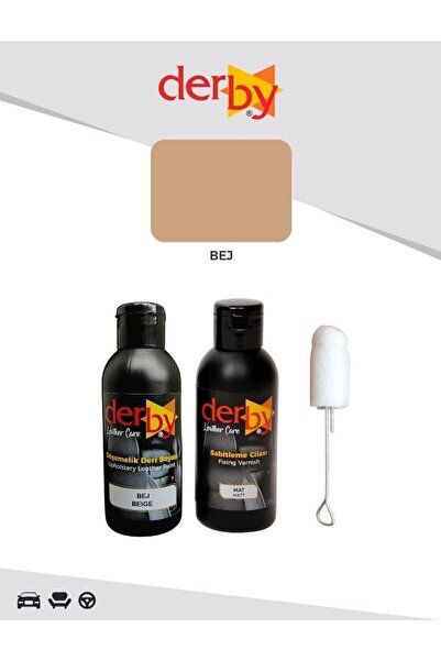 Derby Bej Döşeme Boyası ve Boya Sonrası Sabitleme Cilası