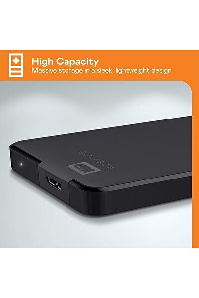WD Elements 1.5 TB 2.5' USB 3.0 Taşınabilir Disk (WDBU6Y0015BBK-WESN)