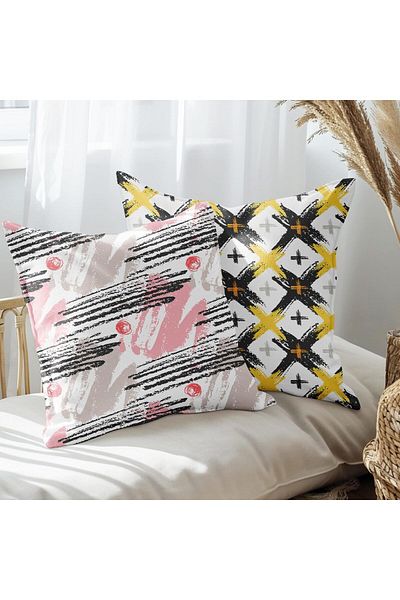 EJOYA Modern Designed 2-piece Pillow Set - 45cm Inside and Throw Pillow Cover 113447