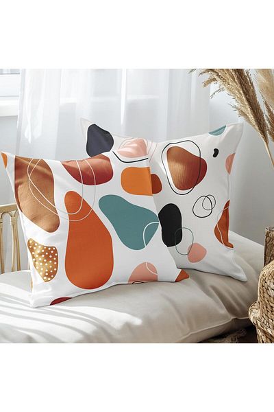 EJOYA Modern Designed 2-piece Pillow Set - Inner and Throw Pillow Cover 45cm 113411