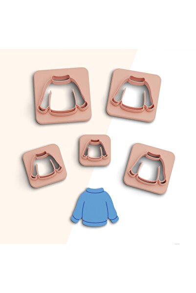 brocutters سترة سيراميك مقاس 5 - طين بوليمر، أقراط وقالب كوكيز، رقم: 541