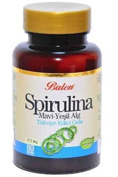 Balen Spirulina Yosun Hapı 80 Kapsül X 375 Mg Sprulina