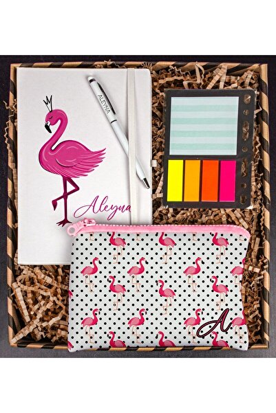 EJOYA Kişiye Özel Defter Kalem Kalemlik Ve Mini Organizer Ofis Kırtasiye Hediye Kutusu 111228
