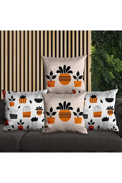 EJOYA Modern Designed Pillow Set of 4 - 45cm 113649