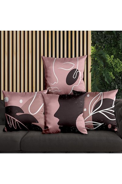EJOYA 45cm Modern Design 4-piece Pillow and Throw Pillow Set - 113845