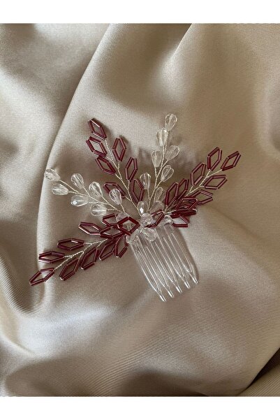 DOĞA ART STORE Αξεσουάρ μαλλιών με χτένα με λεπτομέρεια από δαμάσκηνο και δια...