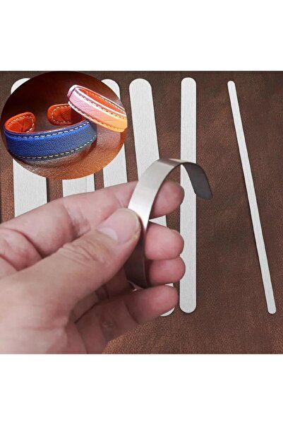 srtfootcare Deri Bileklik Şekillendirici Alüminyum Metal 11mm X 14,5cm 1 Adet