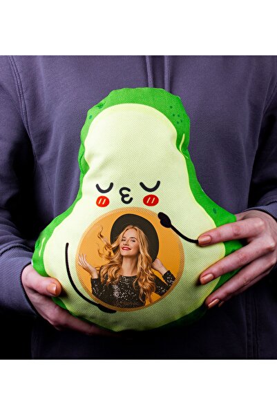 Genel Markalar Kişiye Özel Fotoğraflı Avokado Şirin Yastık 107093