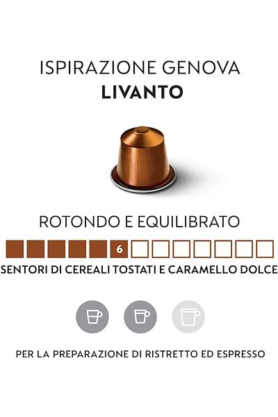 Nespresso Ispirazione Genova Livanto 10 Boxes (100 Capsules)