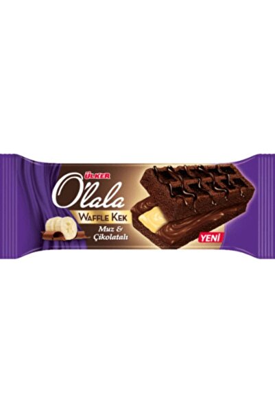 Ülker O’lala Waffle Kek Çikolatalı Muzlu 70 Gr X 12 Adet