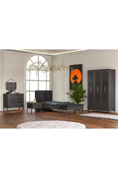 TOCCO MOBİLYA Platin 3 Çekmeceli Şifonyer-aynasız