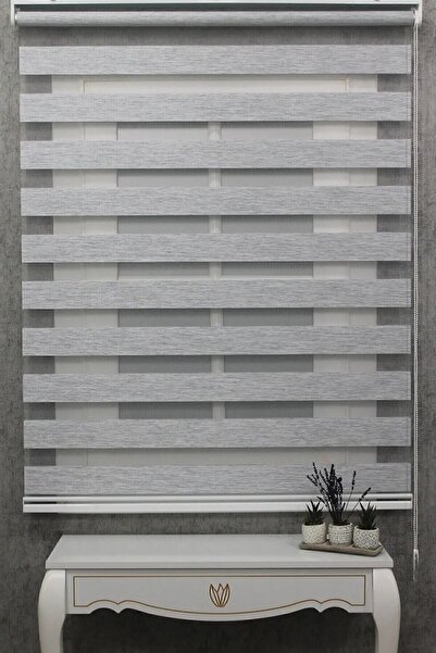 NetworkAvm Gri Bambu Zebra Perde