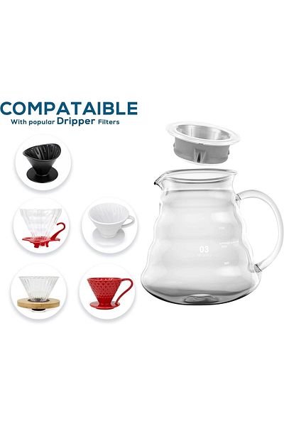 MIBRU Coffee pot glass server 800ml 03