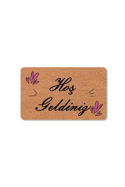 M&H Quality Modern Digital Printed - Welcome Written Mat, Non-Slip Base and Hooded Knitted Blouse