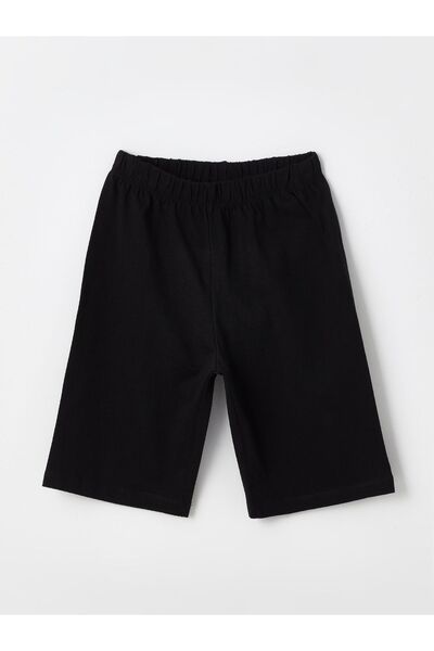 LC Waikiki Nyakú, nyomott rövid ujjú fiú pizsama szett rövidnadrággal