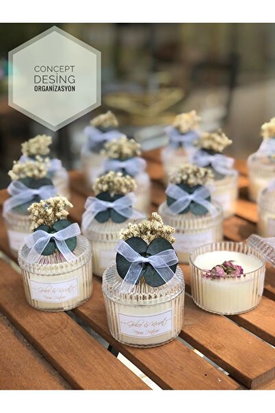 Söz Concept Desing Tasarım Nişan Nikah Sünnet Hediyelik Dağıtmalık Mum 20 Adet