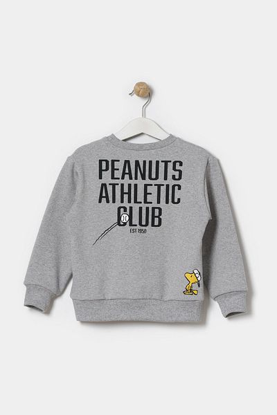 Minipodyum Boy's 2 Thread Raised Cotton Snoopy Oversize Tracksuit Set