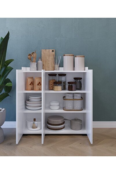 IRMAK DÜNYASI Çok Amaçlı Dolap 3 kapaklı kiler dolabı Mutfak Dolabı