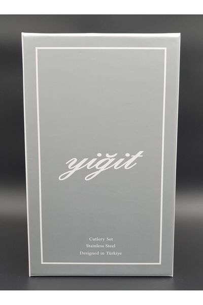 YİĞİTSTEEL SİNCE 1974 Elit 30 Parça Renkli 18/10 Paslanmaz Çelik Çatal Kaşık Seti
