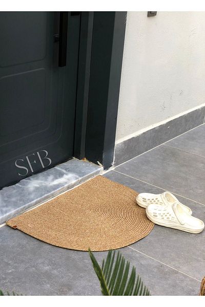 SFB Home Textile Straw, Jute, Cotton, Doormat, Bohemian Style Doormat, Washable Doormat, Jute Doormat