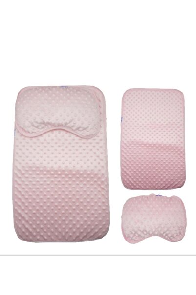 Kuzum Bebe قطعتين من وسادة حفاضات الحمص المبطنة للعناية بالطفل - طفلة (وردي)