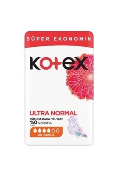 Kotex Ultra Normal Sanitary Pad Normal 24 Pack Super Economical